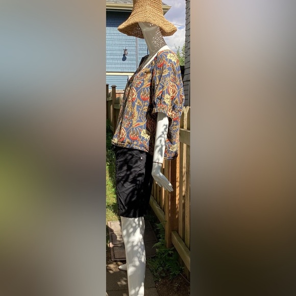 Velvet light cotton floral summer top lg - Picture 4 of 12